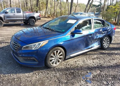 2016 Hyundai Sonata Sport from USA, damaged, VIN 5NPE34AF7GH332635